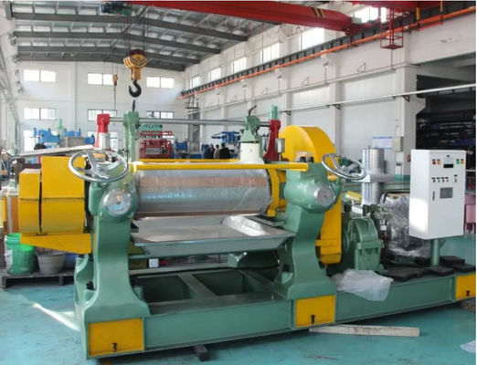 Mezcladora de goma de composición de goma del equipo del rodillo de 400M M para el silicón sólido