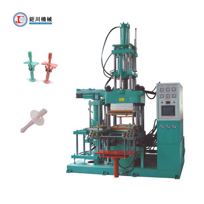 Máquina de moldeo por inyección vertical de caucho de silicona líquida LSR para hacer cepillos de dientes de silicona para bebés