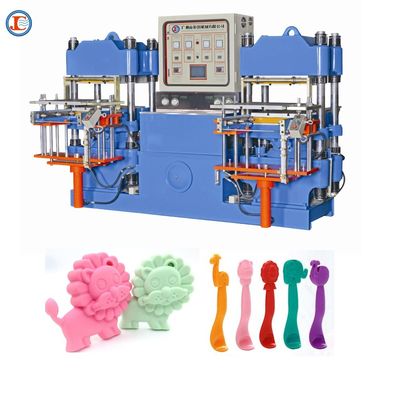 Máquina de prensado en caliente de vulcanización hidráulica para hacer productos de silicona de caucho de China Factory