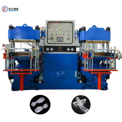 Máquina de moldeado de prensado de silicona placa de caucho hidráulica máquina de prensado de vulcanización para botellas de agua