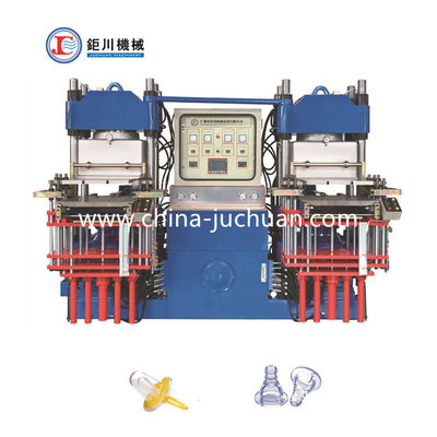 China Guangzhou Silicona máquina de moldeo por compresión al vacío para hacer pezones de bebé