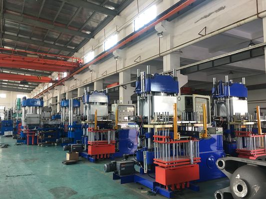 Sistema de control de Mitsubishi PLC Máquina de vulcanización de placas para hacer bolsas flexibles de caucho