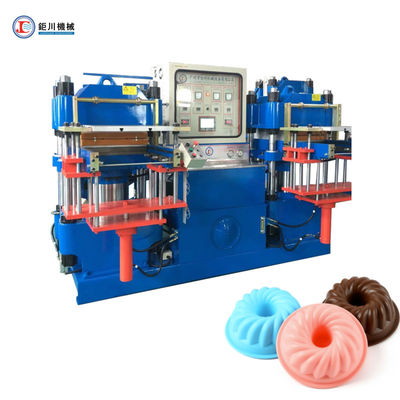 China fábrica de venta directa y alta productividad de caucho silicona máquina de moldeo de prensa en caliente para hacer molde de pastel de silicona