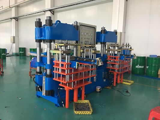 250Ton Blue Hidráulica máquina de moldeado por prensado en caliente para la fabricación de caucho silicona producto de cocina