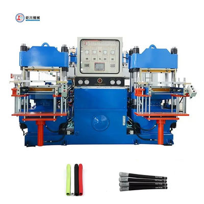 Fábrica de China Máquina de prensado caliente de vulcanización hidráulica de alta precisión y avanzada para hacer agarre de golf de caucho