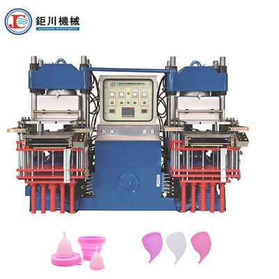 China fábrica máquina de moldeo de compresión al vacío para la fabricación de silicona copa menstrual