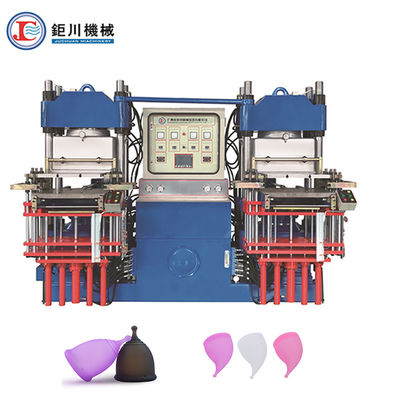 China fábrica máquina de moldeo de compresión al vacío para la fabricación de silicona copa menstrual