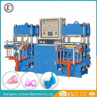 Precio de fábrica 250T Máquina de moldeo por compresión al vacío para la máquina de fabricación de tazas menstruales de silicona
