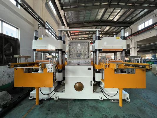 Máquina de prensado en caliente de vulcanización de placas para la fabricación de piezas de automóviles/absorbedor de choques de caucho