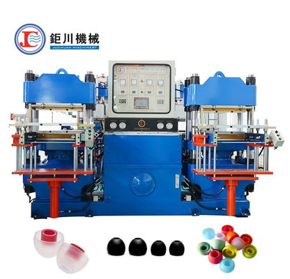 China Fábrica fácil de operar tapones de oído hidráulico vulcanización máquina de hacer prensa caliente