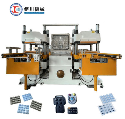 Máquina de prensado en caliente de vulcanización hidráulica para hacer productos de silicona de caucho de China Factory