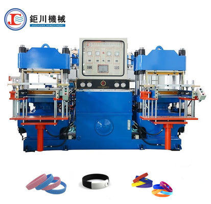 Máquina de fabricación de prensas calientes de alta eficiencia hidráulica de vulcanización para hacer pulsera de silicona de caucho de fábrica de China
