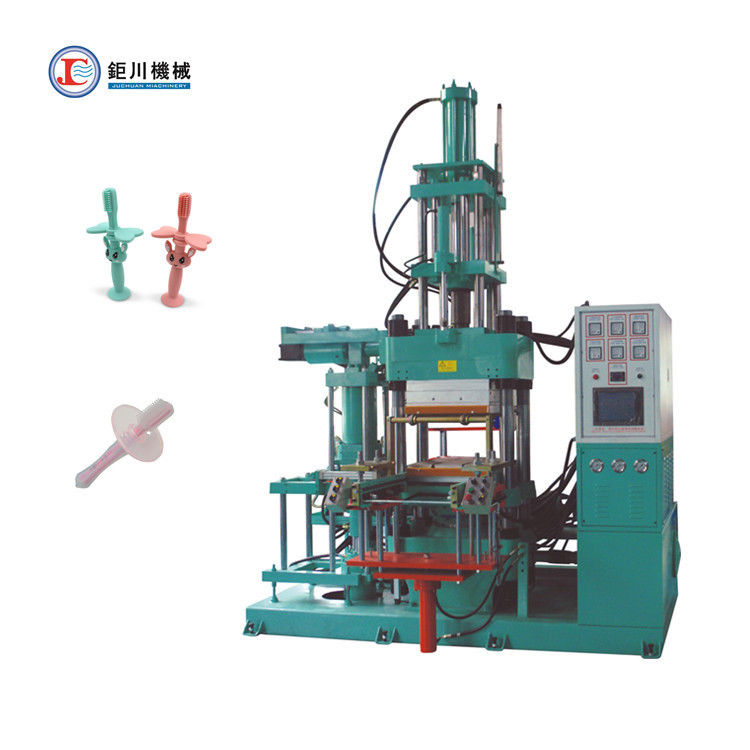 Máquina de moldeo por inyección vertical de caucho de silicona líquida LSR para hacer cepillos de dientes de silicona para bebés