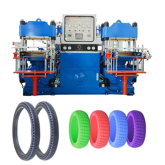 2RT 3RT 4RT Máquina hidráulica de vulcanización silla de ruedas E bicicleta neumático máquina de moldeo de pis caliente