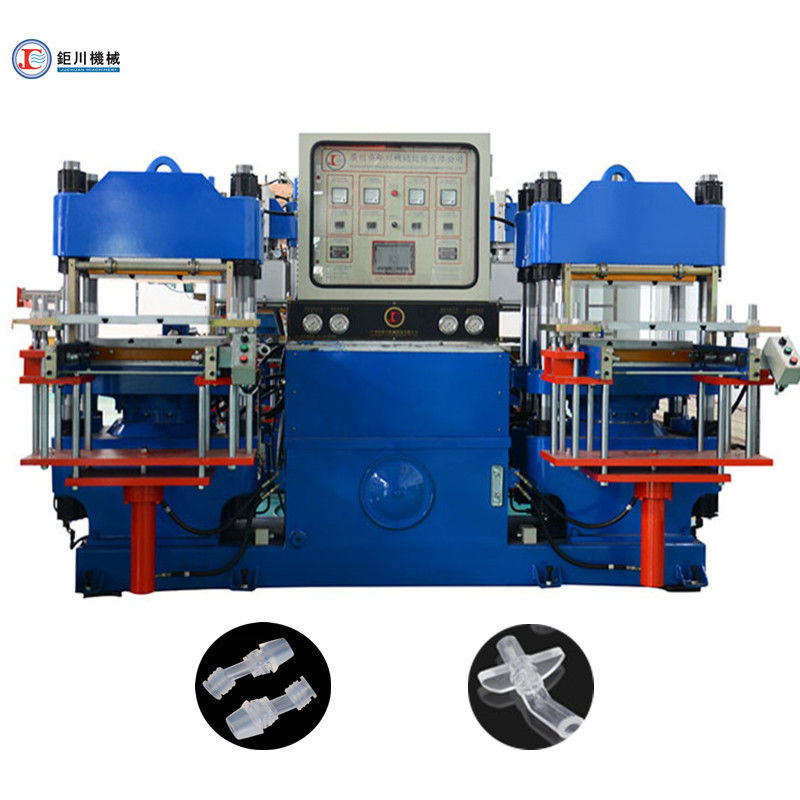 Máquina de moldeado de prensado de silicona placa de caucho hidráulica máquina de prensado de vulcanización para botellas de agua