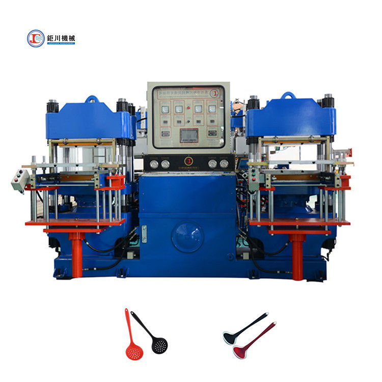 Máquina de prensa para la fabricación de productos de caucho de silicona para la fabricación de utensilios de cocina de silicona o espátulas de silicona