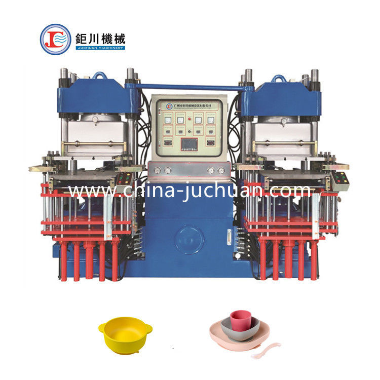 China Precio de fábrica marca famosa PLC máquina de prensa de vacío para la fabricación de recipiente de succión de silicona bebé