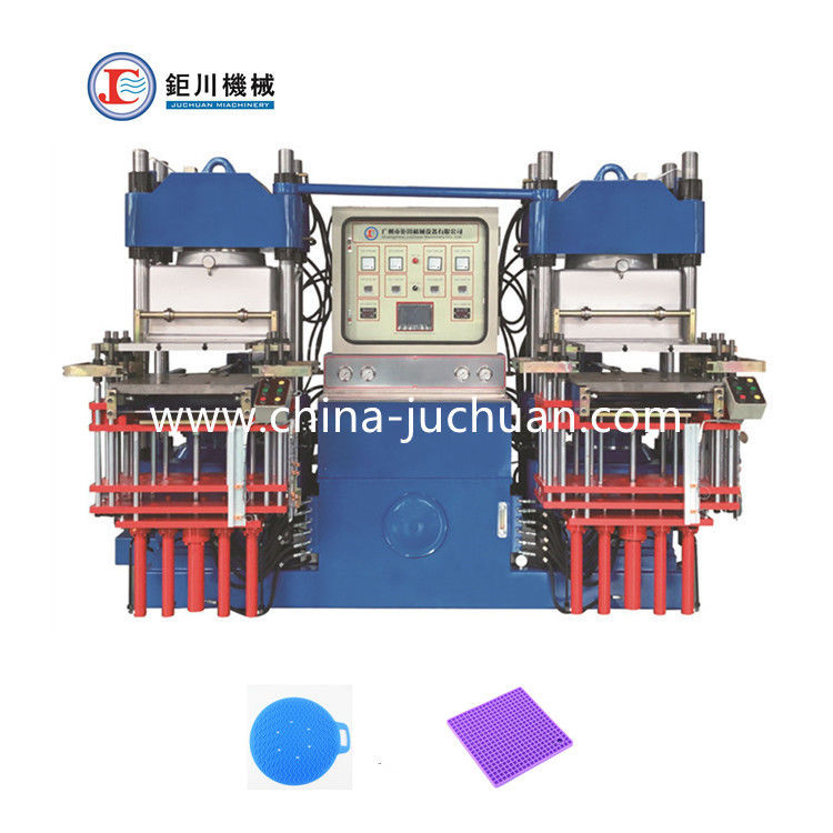 Máquina de fabricación de productos de caucho hidráulico Moldeado por compresión al vacío para alfombras resistentes al calor