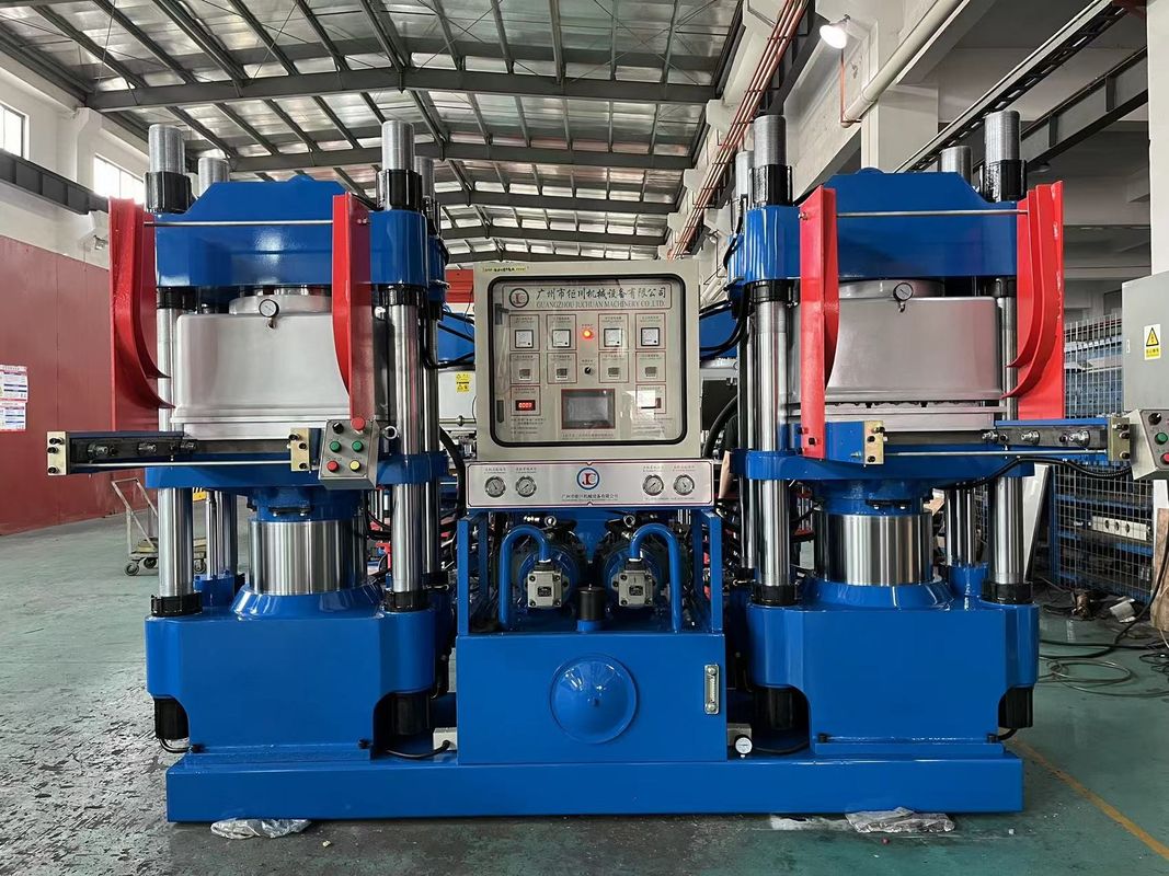 Máquina de moldeo por compresión de caucho al vacío [250 toneladas] para la fabricación de anillos de sello de caucho
