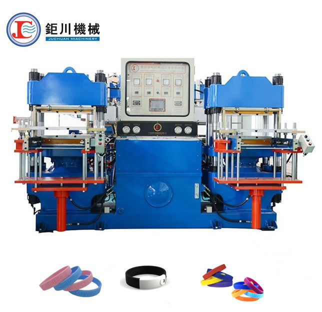 Máquina de fabricación de prensas calientes de alta eficiencia hidráulica de vulcanización para hacer pulsera de silicona de caucho de fábrica de China